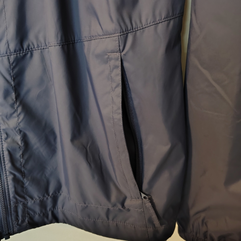 Columbia Windbreaker Jacket With Hood Blue - Picture 4 of 10